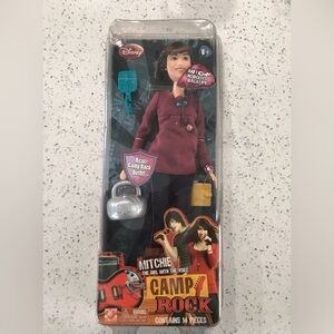 Disney Camp Rock Mitchie Doll - Burgundy and Silver